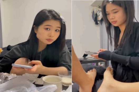 Sinh viên bị bạn phang suýt ngất mê